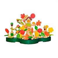 FLORES ARMABLES 91 PIEZAS JUEGO DIDÁCTICO